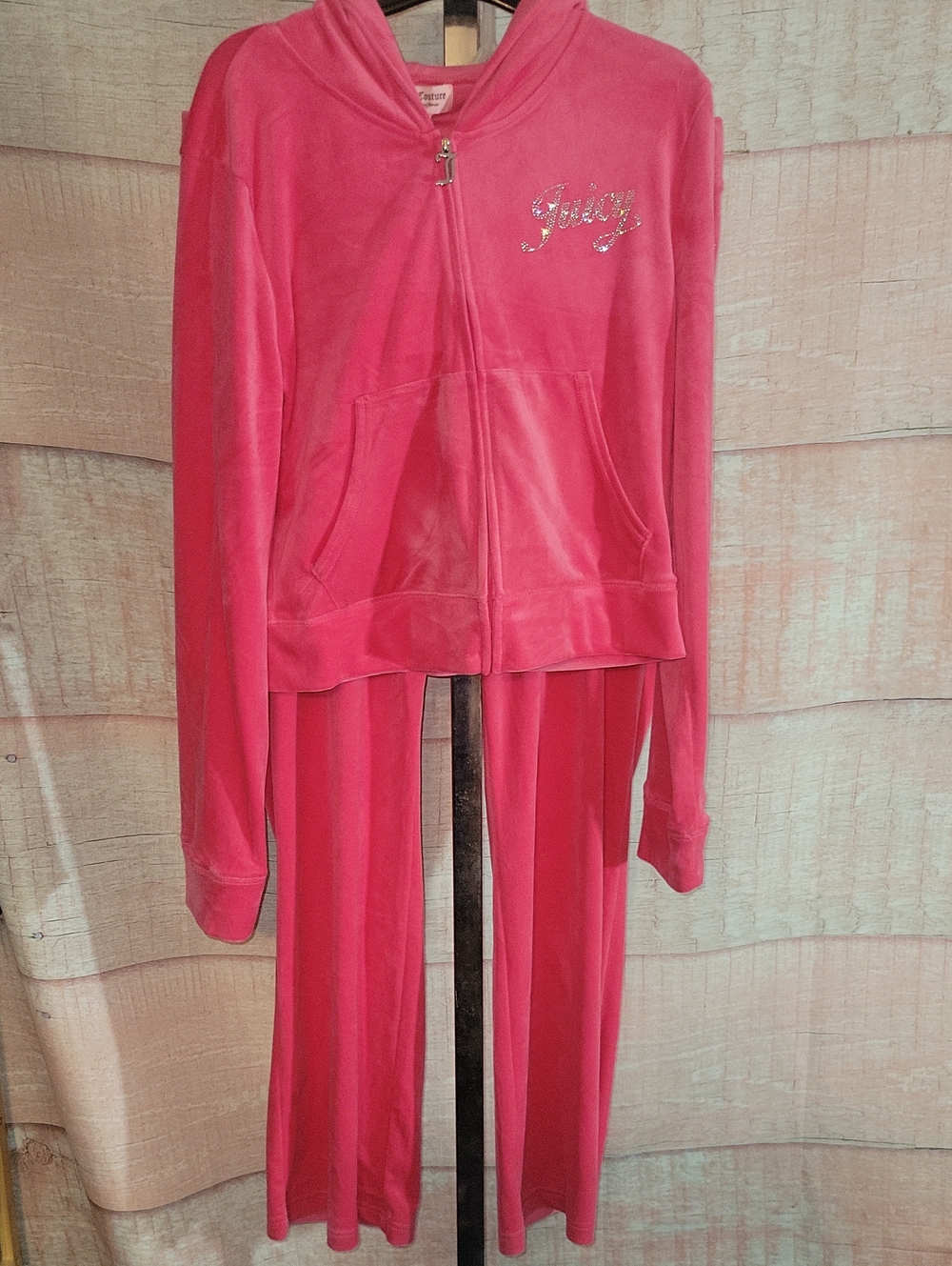 Juicy Couture Hot Pink Velour Track Suit